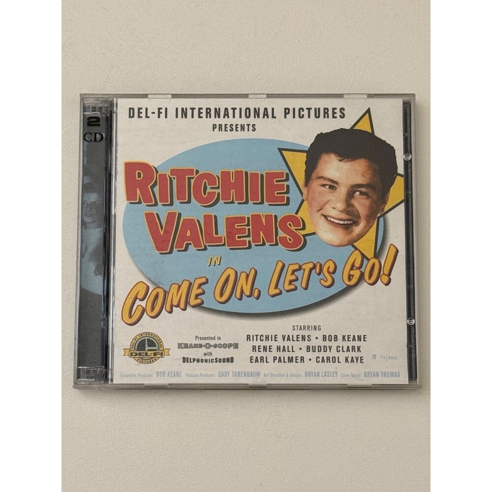RItchie Valens Come On Let's Go! 2 CD Del-Fi International Play Tested